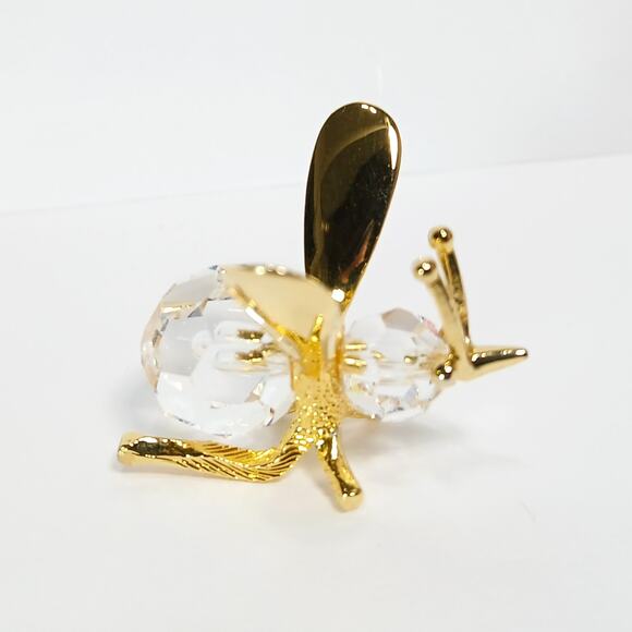 Swarovski 32% Full Lead Crystal Strass Collection Bumblebee Figurine w/Orig Box - Picture 4 of 9